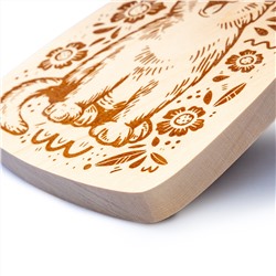 Разделочная доска для выжигания «Котик»