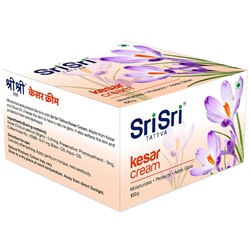 KESAR CREAM Sri Sri Tattva (Крем с шафраном, увлажняет, защищает, придает сияние коже, Шри Шри Таттва), 100 г.