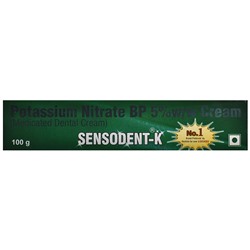 SENSODENT-K Medicated dental cream Indoco remedies ltd. (СЕНСОДЕНТ - К, Медицинский стоматологический крем), 100 г. - СРОК ГОДНОСТИ ДО 30 АПРЕЛЯ 2025 ГОДА