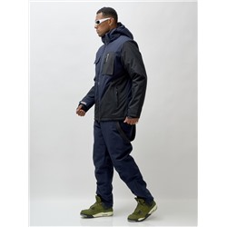 Горнолыжный костюм мужской зимний синего цвета 392S