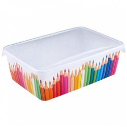Лоток для мелочей Keeplex Trendy с крышкой большой 22×14×7 см KL225511509 Карандашница