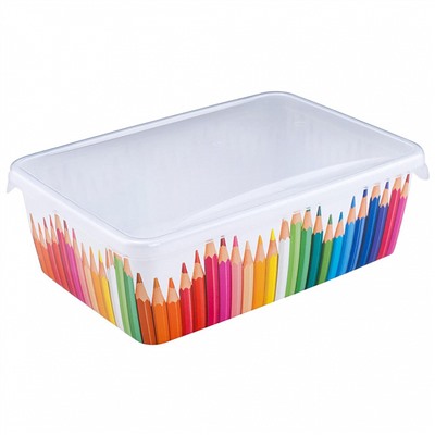 Лоток для мелочей Keeplex Trendy с крышкой большой 22×14×7 см KL225511509 Карандашница