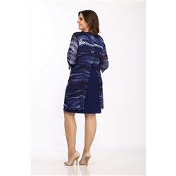 Lady Style Classic 1493/7 синий, Платье