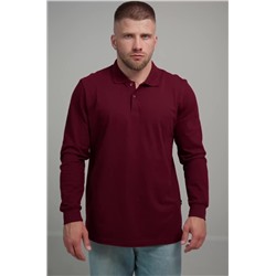 Мужской базовый лонгслив-поло Happyfox