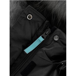 Парка зимняя Valianly подростковая для девочки хаки цвета 9236Kh