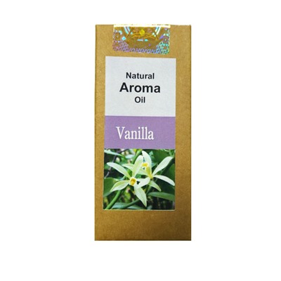 Natural Aroma Oil VANILLA, Shri Chakra (Натуральное ароматическое масло ВАНИЛЬ, Шри Чакра), 10 мл.