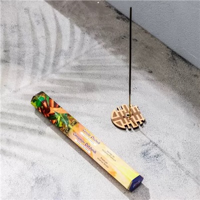CINNAMON PATCHOULI Premium Incense Sticks, Zed Black (КОРИЦА ПАЧУЛИ премиум благовония палочки, Зед Блэк), уп. 20 палочек.