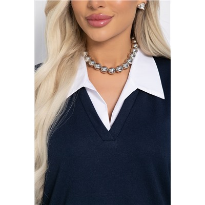 Пуловер На высоте (темно-синий) Б12339-12