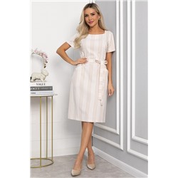 Платье Европейский шик (бежевое) П13752-19М