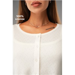 Женская пижама - тройка из ажурного хлопка Happyfox