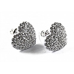 Серьги Сердечки PR1241 серебро