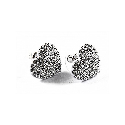 Серьги Сердечки PR1241 серебро