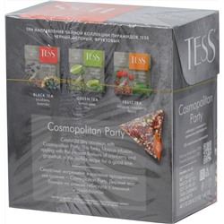 TESS. Pyramids Collection. COSMOPOLITAN PARTY (травяной) карт.пачка, 20 пирамидки