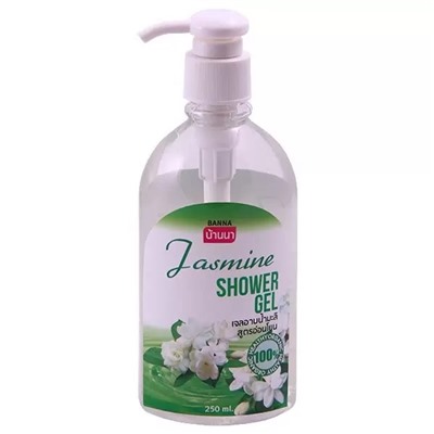 JASMINE Shower gel, Banna (ЖАСМИН гель для душа, Банна), с дозатором, 250 мл.