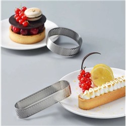 Овал для выпечки перфорированный 11,9*3,5 см, h=2 см