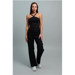 Женские джинсы палаццо с высокой посадкой Happyfox