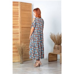 Соджи 550 мультиколор/синий, Платье