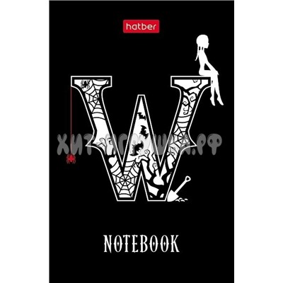 Блокнот 48 л. А7 кл. 3-х цв. блок на клею W-wednesday в ассортименте Хатбер 48Б7В1к, 48Б7В1к