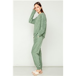 Е 40010/кофейный брюки