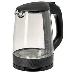 Чайник электрический 2200 Вт, 2 л DELTA LUX DL-1058B черный