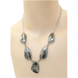 Колье из пирита "Грация", 56см.