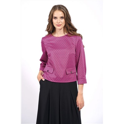 Alani Collection 1783 фуксия, Блуза,  Кюлоты