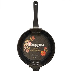Сковорода 24 см с антипригарным покрытием и ручкой soft-touch 1524-04 серии "МАГИЯ ОРИОН"