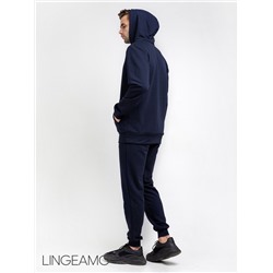 Мужской костюм из футера LINGEAMO темно-синий К-43 (88)