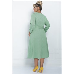 Платье Осенняя история (светло-зеленое) П11226