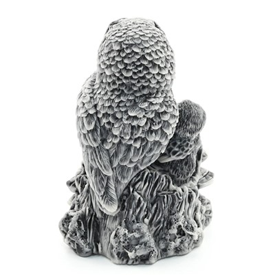 Фигурка из мрамолита "Сова с совятами" 60*54*93мм
