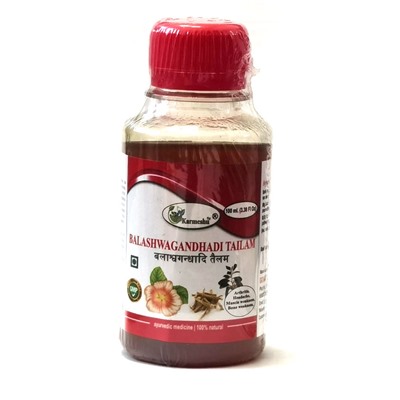 BALASHWAGANDHADI TAILAM, Karmeshu (БАЛАШВАГАНДХАДИ ТАЙЛАМ, Кармешу), 100 мл.