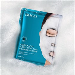 (СРОК 09.2025) Пенящаяся кислородная маска для лица с бамбуковым углём и аминокисотами очищающая Images Bamboo Charcoal Bubble Mask