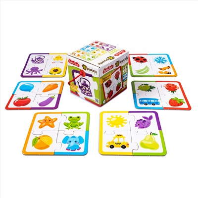 Пазлы MAXI «Собирай цвета» (24 элемента) Baby Toys