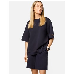 Футболка из тонкого премиального футера с эластаном