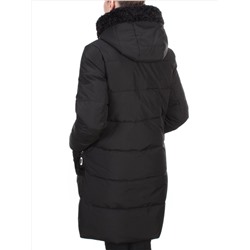 2197-2 BLACK Пальто зимнее женское OLAYEETE (200 гр. холлофайбера) размеры 46-48-50-52-54-56
