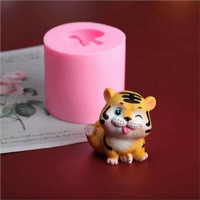 Силиконовый молд 3D «Тигренок 3»