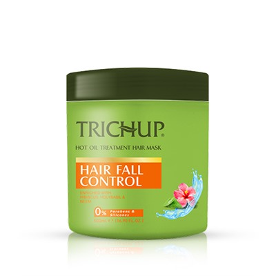 Trichup Hair Mask HAIR FALL CONTROL Hot Oil Treatment Vasu (Тричуп Маска для волос, КОНТРОЛЬ ВЫПАДЕНИЯ, Васу), 500 мл.