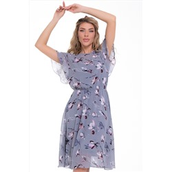 Платье Нимфа (шифон,грей)