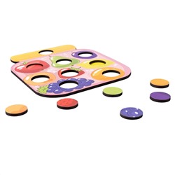 Деревянная мозаика для малышей «Овощи и фрукты» (18 элементов) Far far land Wood