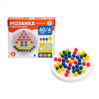 Детская мозаика с круглым полем (60 элементов)