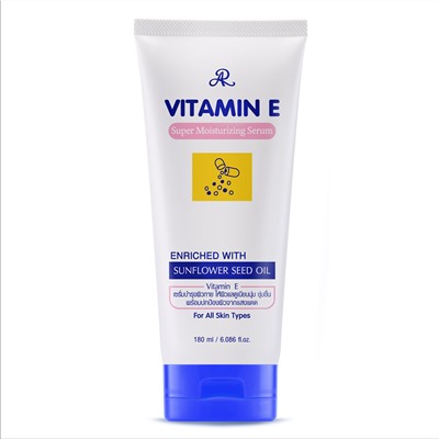VITAMIN E Super Moisturising Serum Enriched with Sunflower Seed Oil, AR (Супер увлажняющая сыворотка с ВИТАМИНОМ Е, обогащенная маслом подсолнуха), 180 мл.