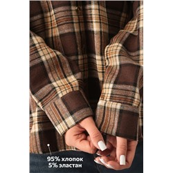 Рубашка женская в клетку Happyfox