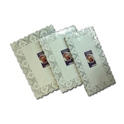 Салфетки кружевные прямоугольные 25*37см 250шт (8)