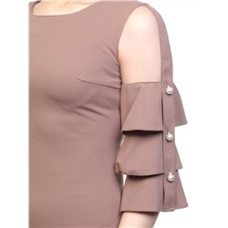 019 Платье женское (90% полиэстер, 10% эластан) размер 44