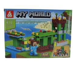 Конструктор My World 4в1 172дет. 25*19см  / коробка 66066-2