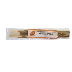 SANDALWOOD Ramakrishna's Natural Handmade Incense Sticks (САНДАЛОВОЕ ДЕРЕВО натуральные благовония ручной работы, Рамакришна), 20 г.