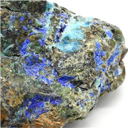 Коллекционный камень азурмалахит 75*50*40мм, 144г