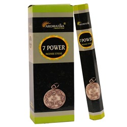 Aromatika 7 POWER Incense Sticks (7 СИЛ ароматические палочки, Ароматика), шестигранник, 20 г.