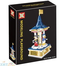 Конструктор карусель Микки Маус 198 дет. 9049, 9049