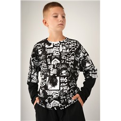 Детский лонгслив с двойным рукавом Happyfox